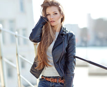 Load image into Gallery viewer, *Melody Leather Jacket